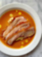 Iron age pork with celeriac and quince at Straker's London Restaurant 