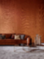 Moiré Wall Covering Fabric Interior Design Trend 2025